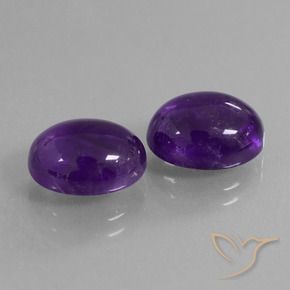 8.01克拉天然紫水晶，椭圆形，透明