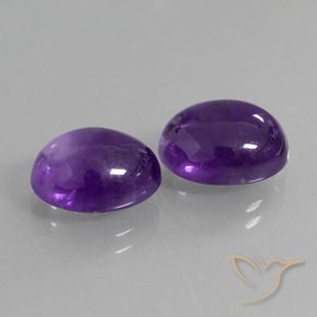 7.86克拉天然紫水晶，椭圆形，透明