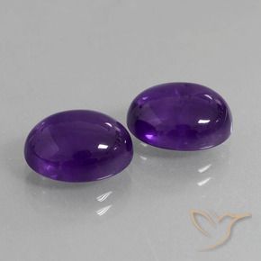 7.89克拉天然紫水晶，椭圆形，透明