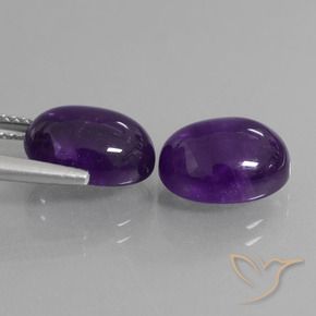 8.08克拉天然紫水晶，椭圆形，透明