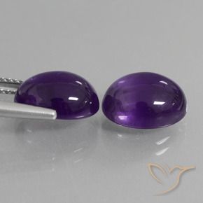 7.99克拉天然紫水晶，椭圆形，透明