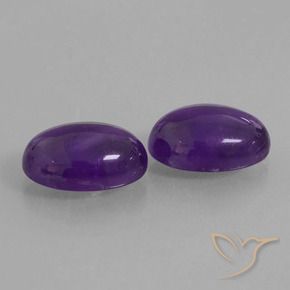 12.78克拉天然紫水晶，椭圆形，透明