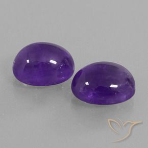 7.95克拉天然紫水晶，椭圆形，透明