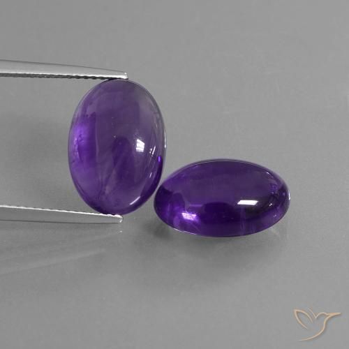 11.97ctw 天然 中紫 紫水晶, 椭圆形, 透明