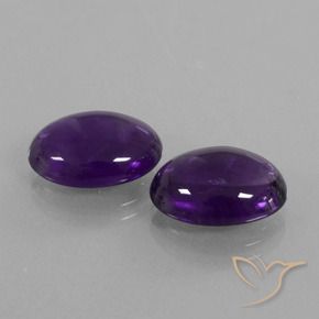 10.34克拉天然紫水晶，椭圆形，透明