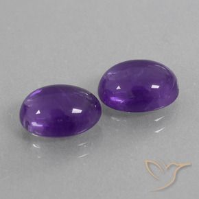 5.36克拉天然紫水晶，椭圆形，透明