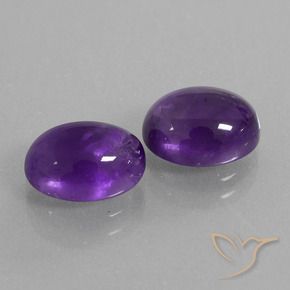 5.78克拉天然紫水晶，椭圆形，透明