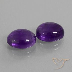 5.58克拉天然紫水晶，椭圆形，透明