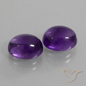 6.51克拉天然紫水晶，椭圆形，透明