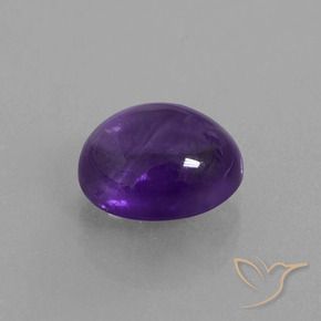 3.29克拉天然紫水晶，椭圆形，透明