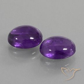 5.60克拉天然紫水晶，椭圆形，透明