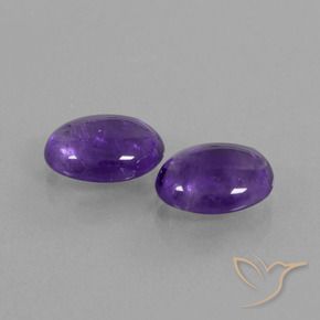4.26克拉天然紫水晶，椭圆形，透明