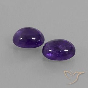 5.33克拉天然紫水晶，椭圆形，透明