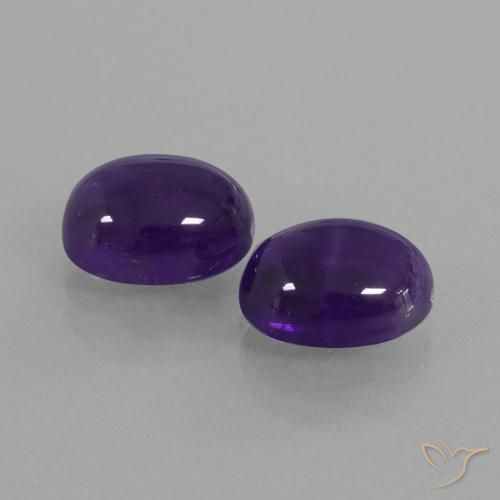 6.11克拉天然紫水晶，椭圆形，透明