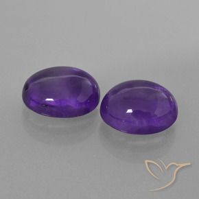 5.33克拉天然紫水晶，椭圆形，透明