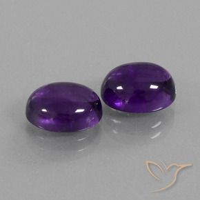 6.00克拉天然紫水晶，椭圆形，透明