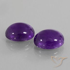 9.92克拉天然紫水晶，椭圆形，透明