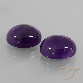 11.17克拉天然紫水晶，椭圆形，透明
