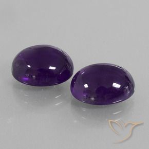 10.16克拉天然紫水晶，椭圆形，透明