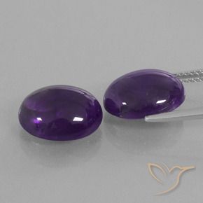 8.87克拉天然紫水晶，椭圆形，透明