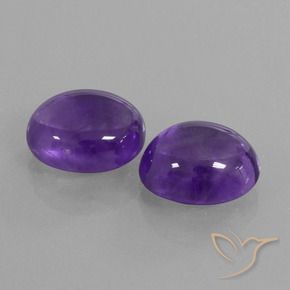 10.12克拉天然紫水晶，椭圆形，透明