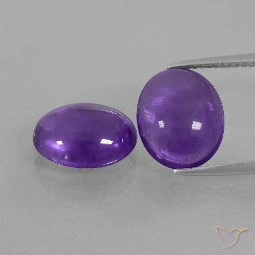 8.18克拉天然紫水晶，椭圆形，透明