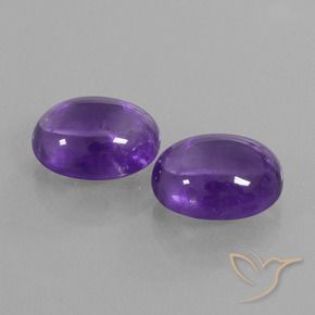 9.67克拉天然紫水晶，椭圆形，透明