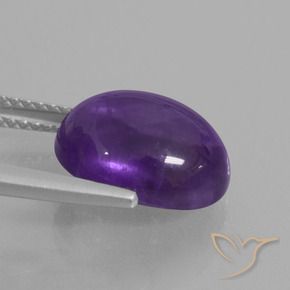 5.19克拉天然紫水晶，椭圆形，透明
