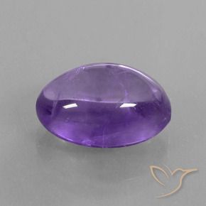 6.05克拉天然紫水晶，椭圆形，透明