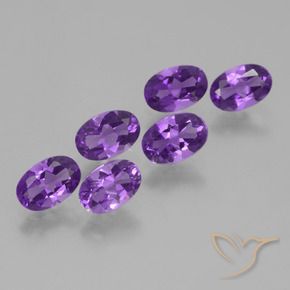 2.56克拉天然紫水晶，椭圆形，VVS-VS