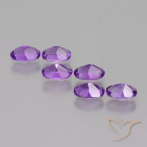 2.50克拉天然紫水晶，椭圆形，VVS-VS