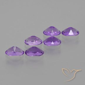 2.50克拉天然紫水晶，椭圆形，VVS-VS