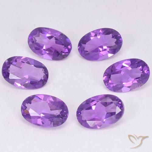 2.54克拉天然紫水晶，椭圆形，VVS-VS