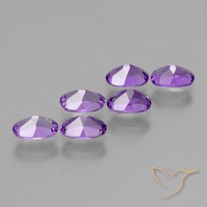 2.56克拉天然紫水晶，椭圆形，VVS-VS