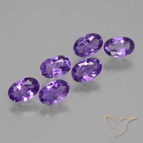 2.18克拉天然紫水晶，椭圆形，VVS-VS