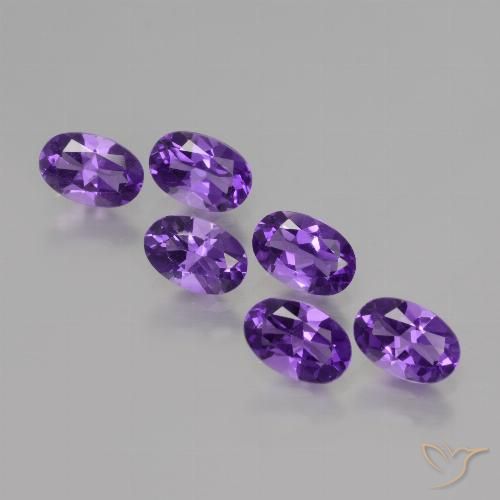 2.50克拉天然紫水晶，椭圆形，VVS-VS