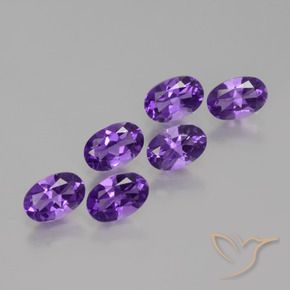 2.50克拉天然紫水晶，椭圆形，VVS-VS