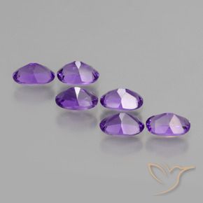 2.50克拉天然紫水晶，椭圆形，VVS-VS