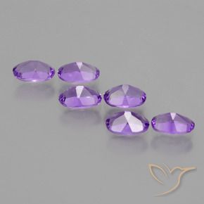 2.50克拉天然紫水晶，椭圆形，VVS-VS
