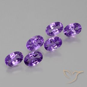 2.50克拉天然紫水晶，椭圆形，VVS-VS