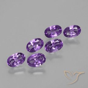 2.44克拉天然紫水晶，椭圆形，VVS-VS