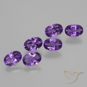 2.44克拉天然紫水晶，椭圆形，VVS-VS