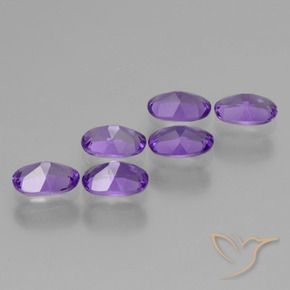 2.55克拉天然紫水晶，椭圆形，VVS-VS
