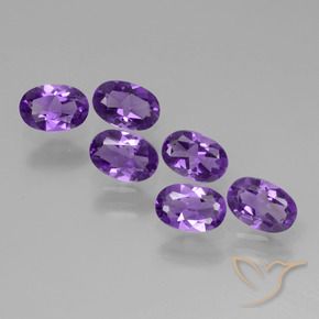 2.42克拉天然紫水晶，椭圆形，VVS-VS