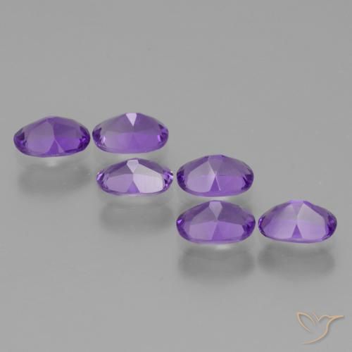 2.50克拉天然紫水晶，椭圆形，VVS-VS