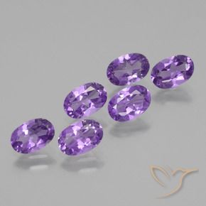 2.50克拉天然紫水晶，椭圆形，VVS-VS