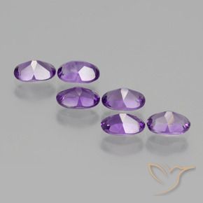 2.54克拉天然紫水晶，椭圆形，VVS-VS