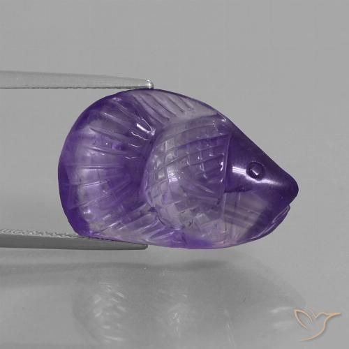 13.40ct 天然 中紫 紫水晶, 花式切割, 透明