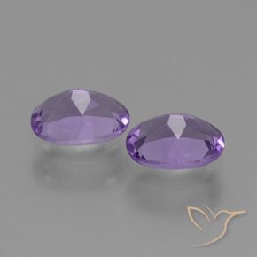 1.43克拉天然紫水晶，椭圆形切割，VVS-VS