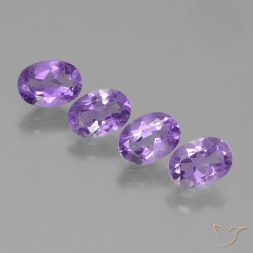 2.80ctw 天然 中紫 紫水晶, 椭圆形, VS